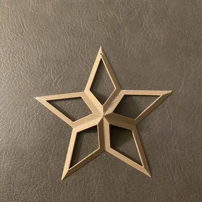 Ngôi sao Giáng sinh - rỗng ruột / Weihnachtsstern