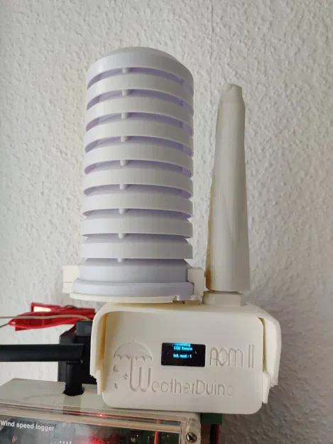 Vỏ Weatherduino AQM II cho Màn hình Stevenson Dostmann - Image 1