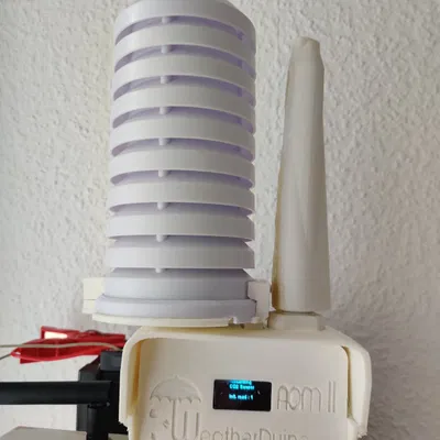 Vỏ Weatherduino AQM II cho Màn hình Stevenson Dostmann