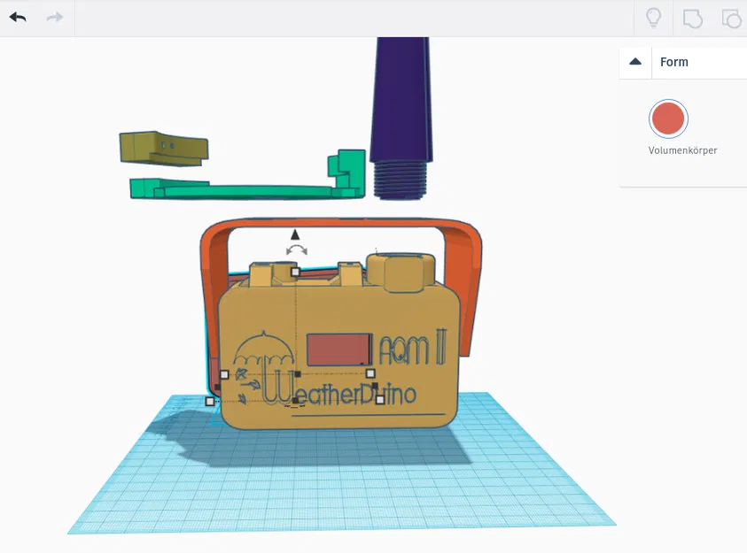 Vỏ Weatherduino AQM II cho Màn hình Stevenson Dostmann - Image 3