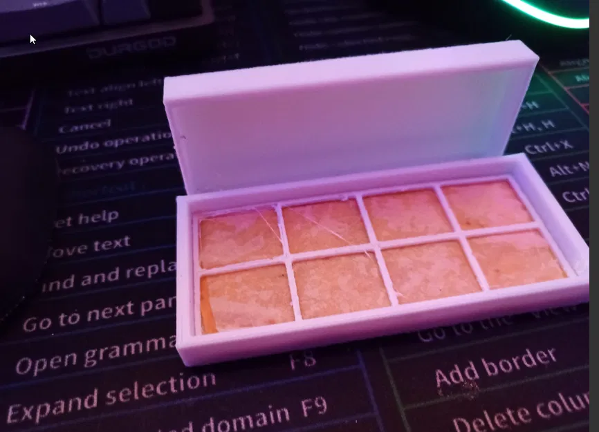 Bảng pha màu ẩm để vẽ / Wet pallet for paint - Image 2