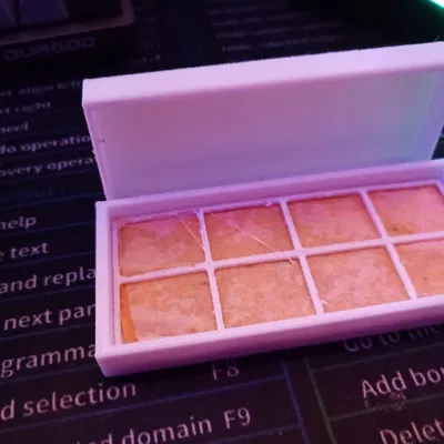 Bảng pha màu ẩm để vẽ / Wet pallet for paint