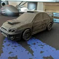 Mô hình in liền Subaru Impreza WRX STi với bánh xe di chuyển - Thumbnail 2