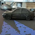 Mô hình in liền Subaru Impreza WRX STi với bánh xe di chuyển - Thumbnail 3