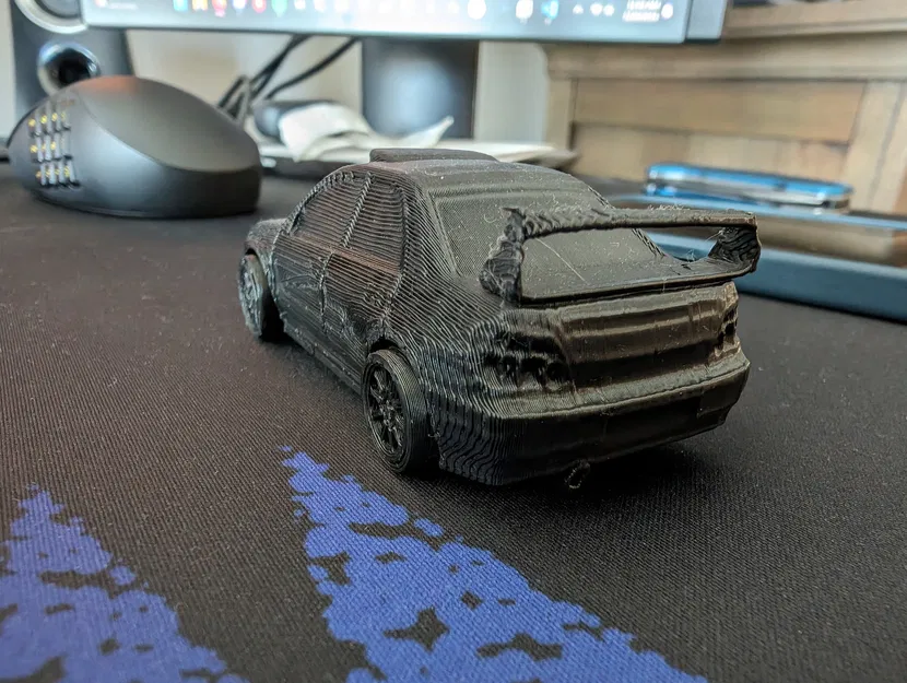 Mô hình in liền Subaru Impreza WRX STi với bánh xe di chuyển - Image 4