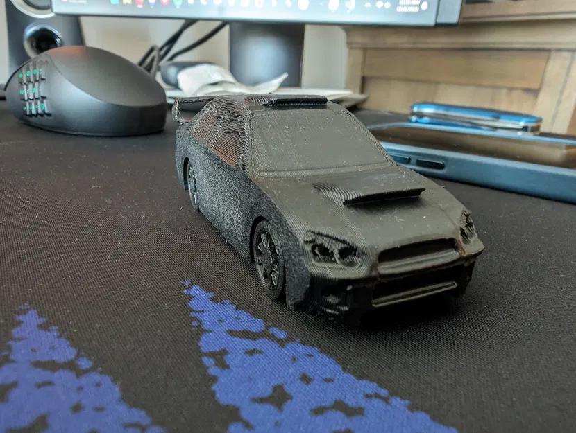 Mô hình in liền Subaru Impreza WRX STi với bánh xe di chuyển - Image 5