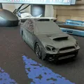 Mô hình in liền Subaru Impreza WRX STi với bánh xe di chuyển - Thumbnail 5