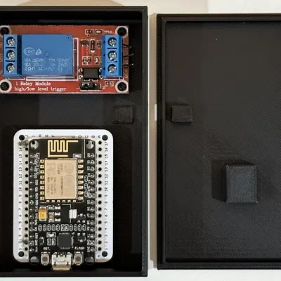 Hộp Dự Án cho ESP8266 NodeMCU LUA ESP-12F WIFI, Module Relay và Đầu Nối JST