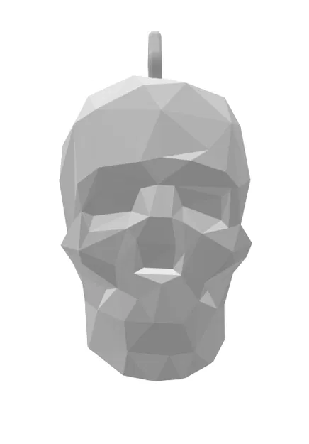 Hộp Sọ Giáng Sinh Low Polygon - Image 2