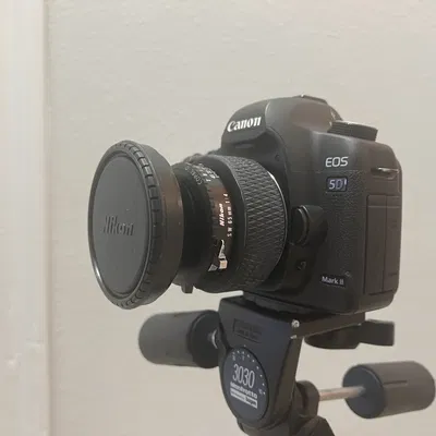 Adapter Nikkor SW 65mm f4 sang Canon EOS EF