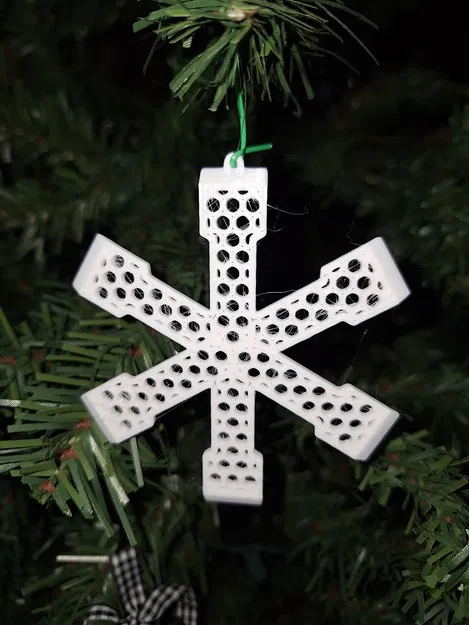 Đồ Trang Trí Bông Tuyết Lục Giác Hex Scraper - Image 1