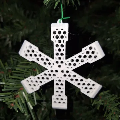 Đồ Trang Trí Bông Tuyết Lục Giác Hex Scraper