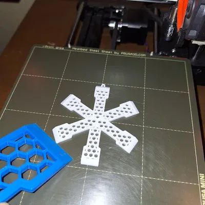 Đồ Trang Trí Bông Tuyết Lục Giác Hex Scraper