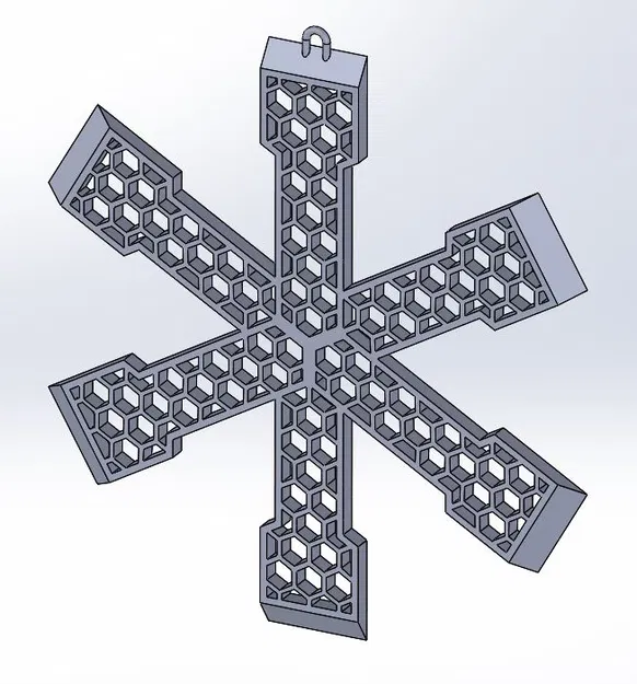 Đồ Trang Trí Bông Tuyết Lục Giác Hex Scraper - Image 7