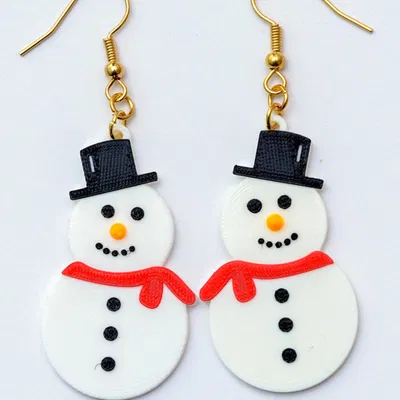 Bông Tai Người Tuyết Giáng Sinh