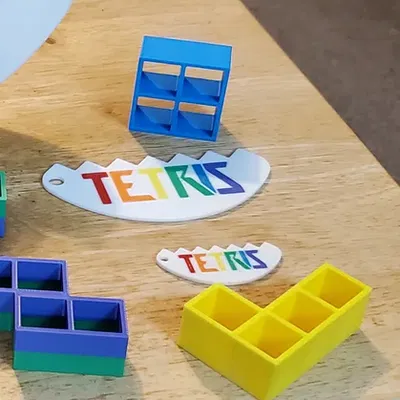 Móc Khóa Cân Bằng Tetris