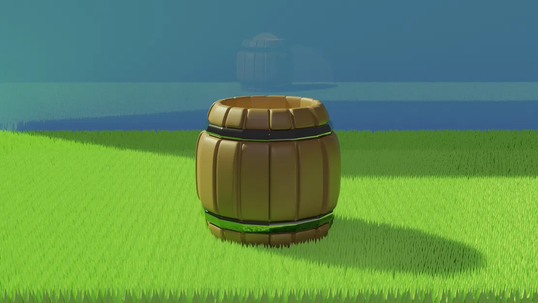 CHẬU HÌNH THÙNG RƯỢU - Image 1