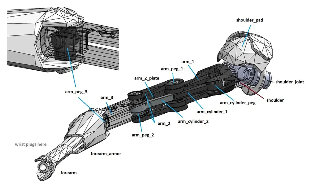 E.M.M.I. (Metroid Dread) - Mô hình in 3D khớp nối - Image 91