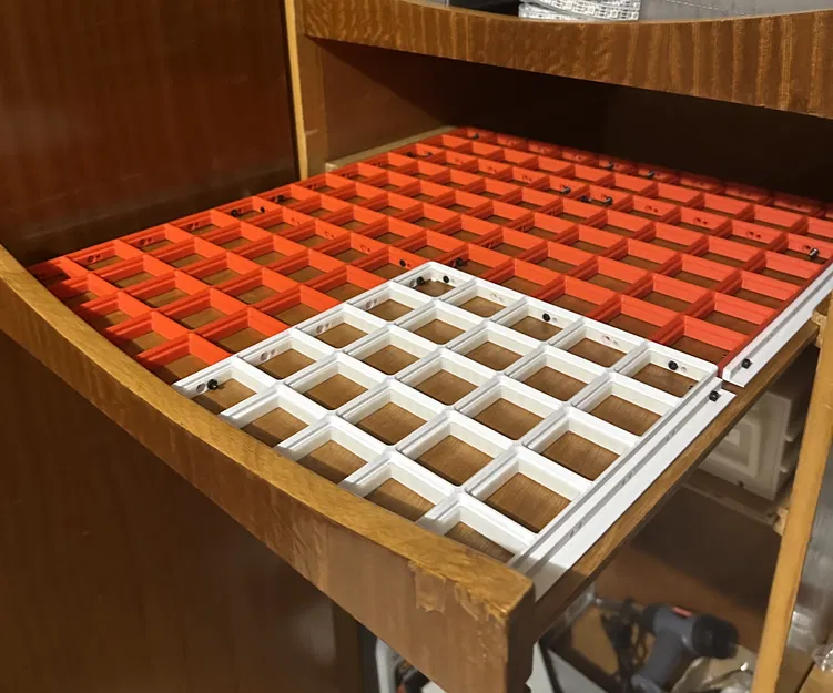 Thanh bên cho đế Gridfinity có thể vặn ốc - Image 1