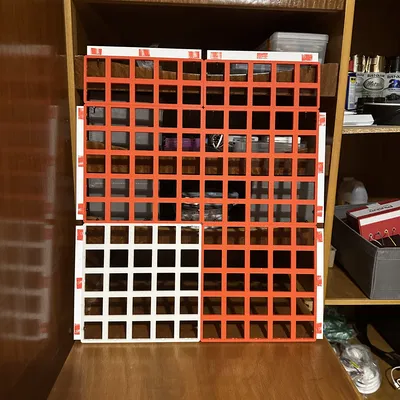 Thanh bên cho đế Gridfinity có thể vặn ốc