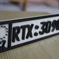 Biển Số Xe Tùy Chỉnh RTX 3000 Series - Thumbnail 1