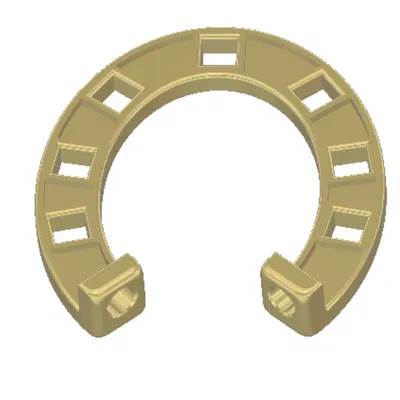 Mặt dây chuyền móng ngựa mang lại may mắn