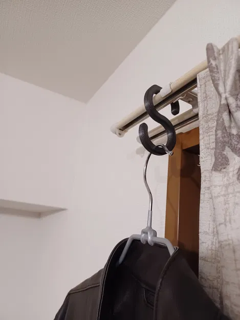 Móc treo đồ cho thanh treo rèm - Image 1