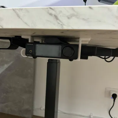 Giá đỡ dưới bàn + Giữ cáp cho Topping DX3 Pro+