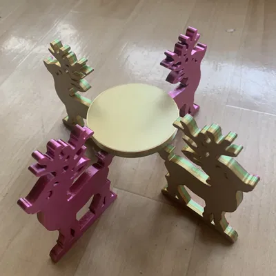 Chân nến tuần lộc đẹp (OnShape)