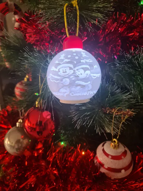 Mô hình Mikey và Minnie Giáng sinh - Image 2