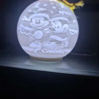 Mô hình Mikey và Minnie Giáng sinh