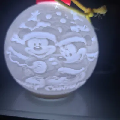 Mô hình Mikey và Minnie Giáng sinh