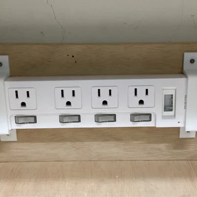 Giá đỡ ổ cắm điện cho Max Star (太星電工電源插座延長線固定座)