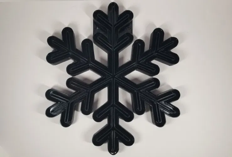 Biển Đèn Neon LED Bông Tuyết Tối Giản - Trang Trí Mùa Đông / Giáng Sinh - Image 3