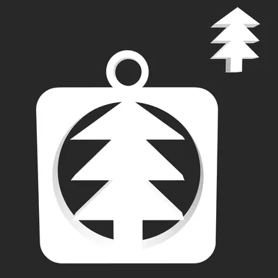 Móc khóa Giáng sinh (cây thông)