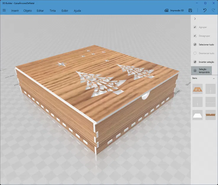 Hộp Đựng Cây Thông Noel - Image 1