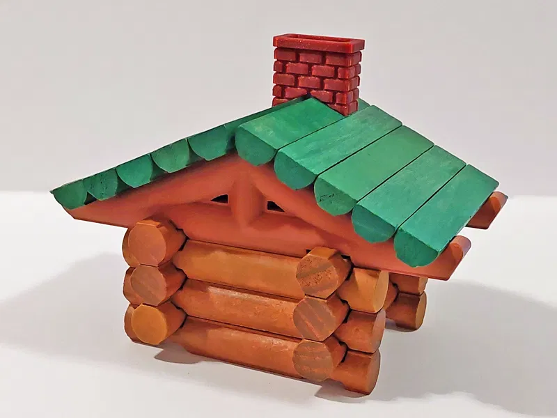Giá đỡ mái Lincoln Logs - 84 biến thể! - Vách ngăn, Kích thước và Kiểu mái khác nhau - Cải tiến thiết kế - Image 3