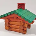 Giá đỡ mái Lincoln Logs - 84 biến thể! - Vách ngăn, Kích thước và Kiểu mái khác nhau - Cải tiến thiết kế - Thumbnail 3