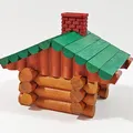 Giá đỡ mái Lincoln Logs - 84 biến thể! - Vách ngăn, Kích thước và Kiểu mái khác nhau - Cải tiến thiết kế - Thumbnail 4
