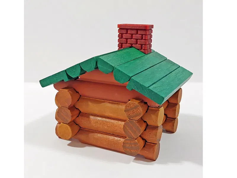 Giá đỡ mái Lincoln Logs - 84 biến thể! - Vách ngăn, Kích thước và Kiểu mái khác nhau - Cải tiến thiết kế - Image 5