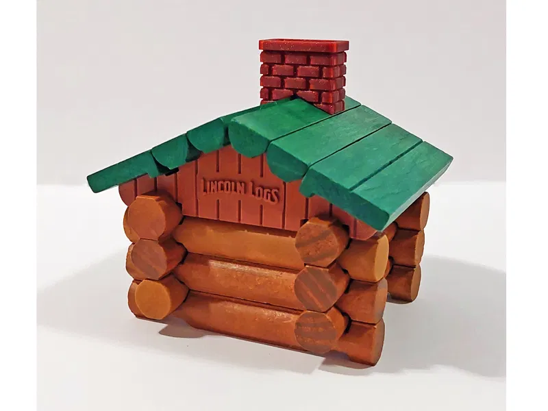 Giá đỡ mái Lincoln Logs - 84 biến thể! - Vách ngăn, Kích thước và Kiểu mái khác nhau - Cải tiến thiết kế - Image 6