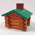 Giá đỡ mái Lincoln Logs - 84 biến thể! - Vách ngăn, Kích thước và Kiểu mái khác nhau - Cải tiến thiết kế - Thumbnail 6