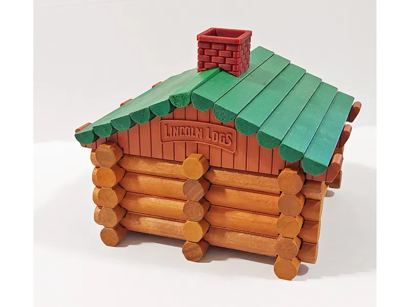 Giá đỡ mái Lincoln Logs - 84 biến thể! - Vách ngăn, Kích thước và Kiểu mái khác nhau - Cải tiến thiết kế - Image 7
