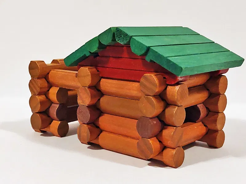 Giá đỡ mái Lincoln Logs - 84 biến thể! - Vách ngăn, Kích thước và Kiểu mái khác nhau - Cải tiến thiết kế - Image 10