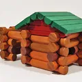 Giá đỡ mái Lincoln Logs - 84 biến thể! - Vách ngăn, Kích thước và Kiểu mái khác nhau - Cải tiến thiết kế - Thumbnail 10