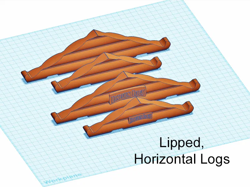 Giá đỡ mái Lincoln Logs - 84 biến thể! - Vách ngăn, Kích thước và Kiểu mái khác nhau - Cải tiến thiết kế - Image 15