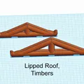Giá đỡ mái Lincoln Logs - 84 biến thể! - Vách ngăn, Kích thước và Kiểu mái khác nhau - Cải tiến thiết kế - Thumbnail 18