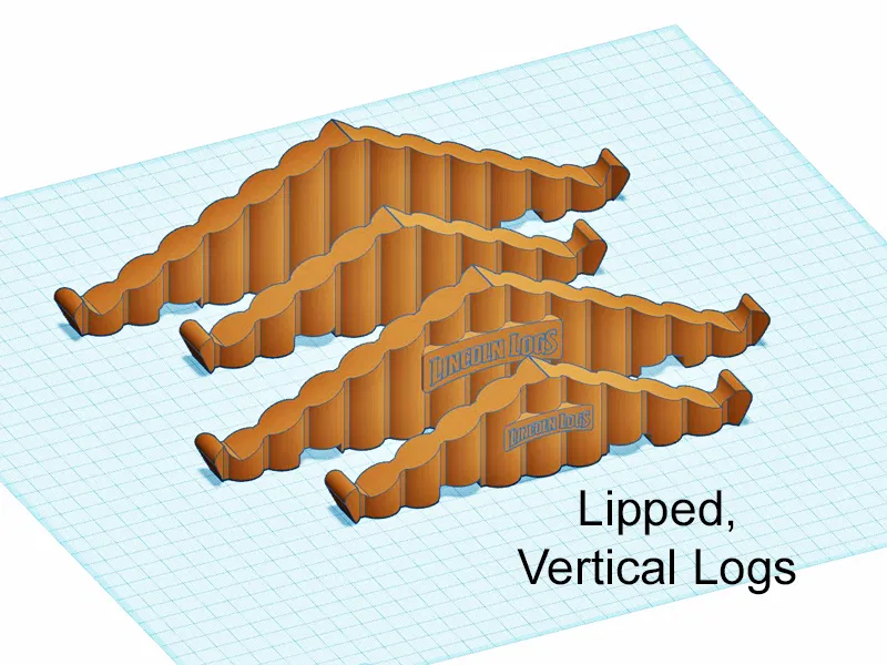 Giá đỡ mái Lincoln Logs - 84 biến thể! - Vách ngăn, Kích thước và Kiểu mái khác nhau - Cải tiến thiết kế - Image 19