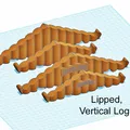 Giá đỡ mái Lincoln Logs - 84 biến thể! - Vách ngăn, Kích thước và Kiểu mái khác nhau - Cải tiến thiết kế - Thumbnail 19