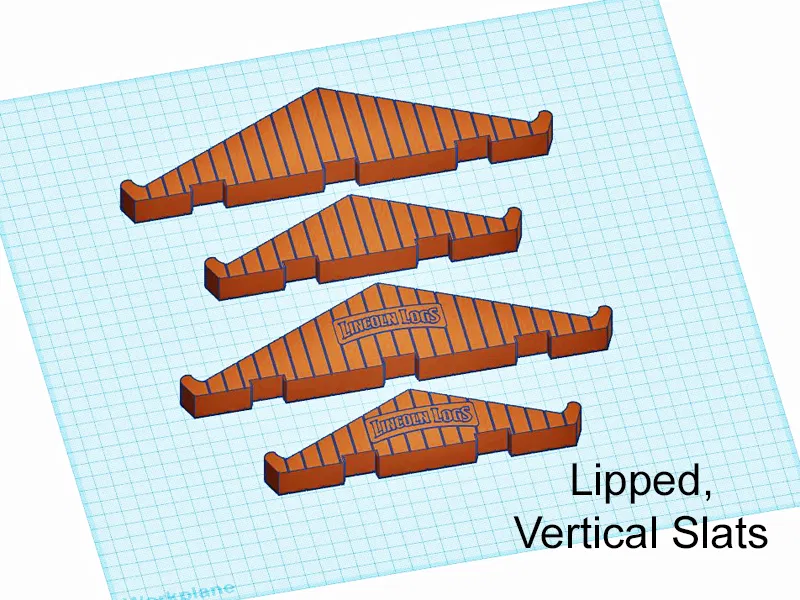 Giá đỡ mái Lincoln Logs - 84 biến thể! - Vách ngăn, Kích thước và Kiểu mái khác nhau - Cải tiến thiết kế - Image 20